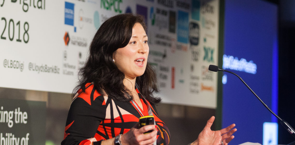 Zoe Amar Speaking at event