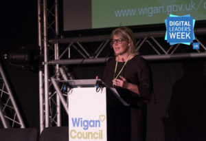 Alison McKenzie-Folan speaking at an event