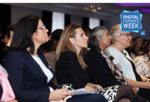 Diverse group of women in a crowd