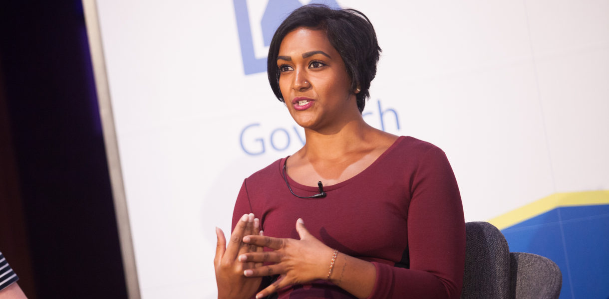 Vimla Appadoo talking about Service Design for Public Services