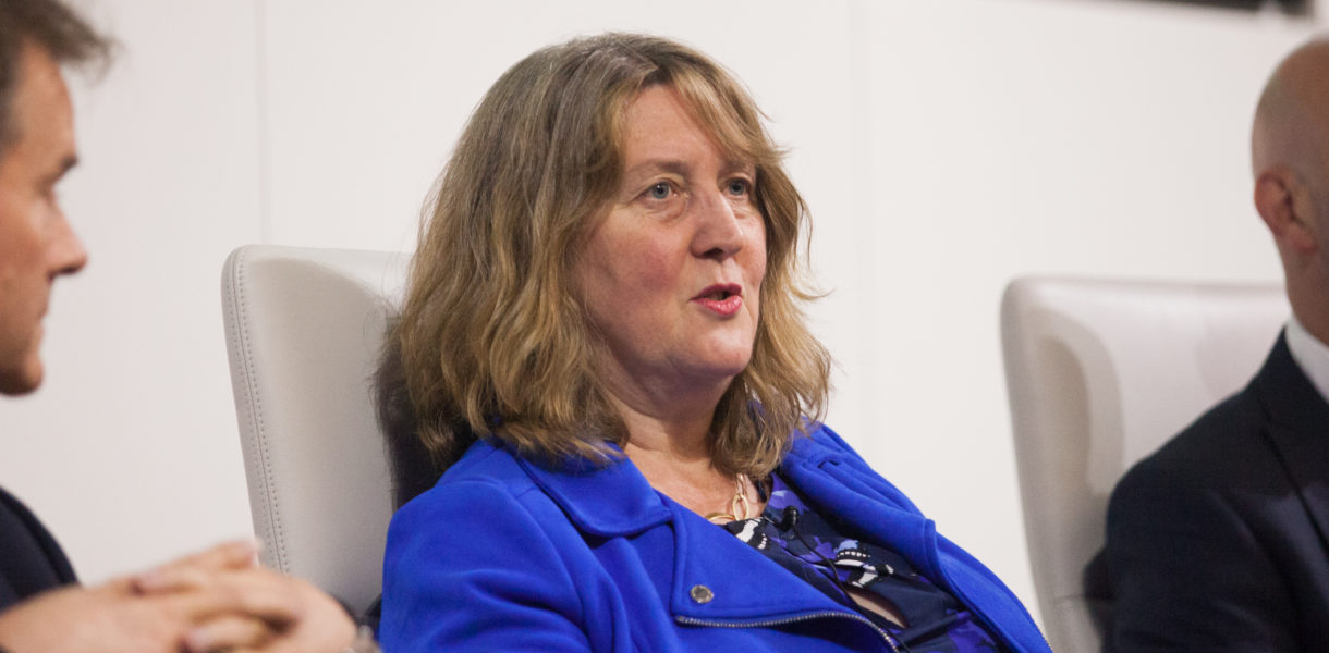 Helen Milner at CDI Launch talking about Digital Skills