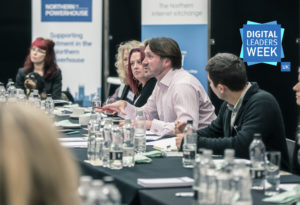 professional people on a event panel