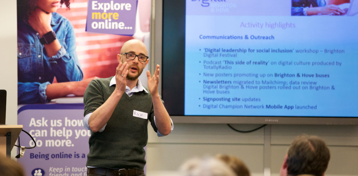Richard Denyer-Bewick talking about Digital Skills
