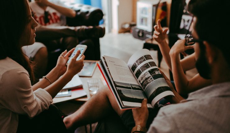 Young digital natives using technology