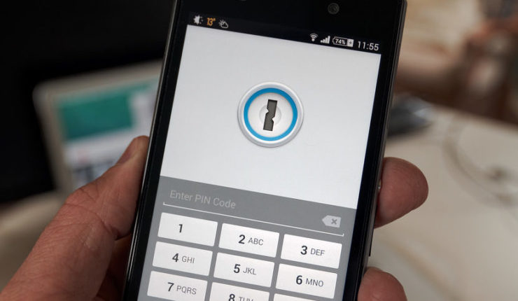 Cyber Security screen on a phone