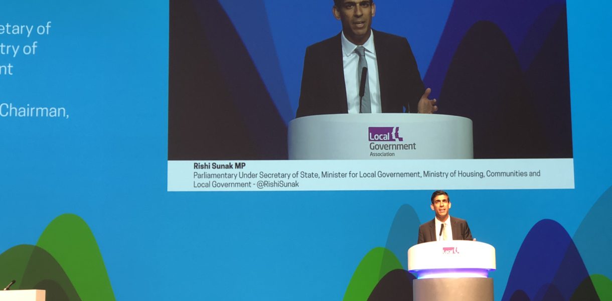 Rishi Sunak MP speaking at the GLA Conference