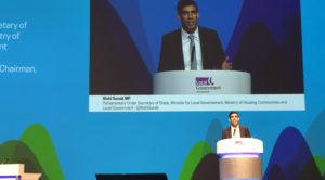 Rishi Sunak MP speaking at the GLA Conference