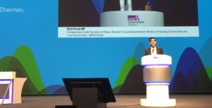 Rishi Sunak MP speaking at the GLA Conference