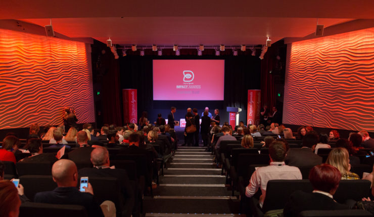 Digital Agenda Awards, the stage with crowd