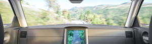 driverless car from the inside