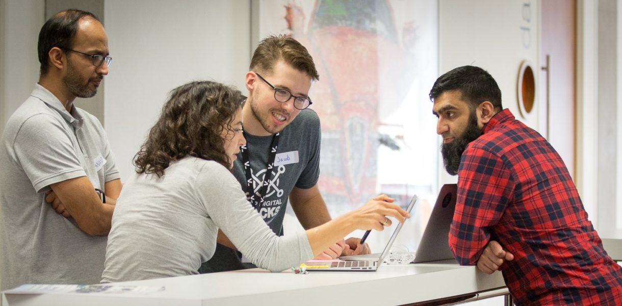 Hackers from Hack the North 2.0