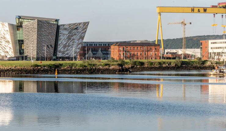 VIEWS OF THE QUEEN'S ISLAND AREA OF BELFAST