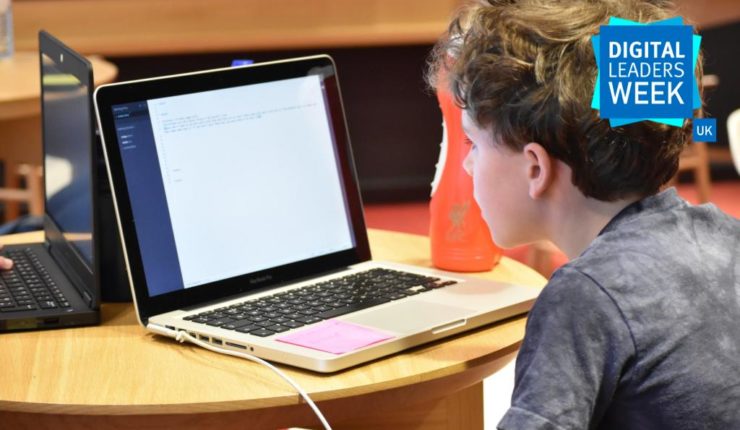 child on laptop