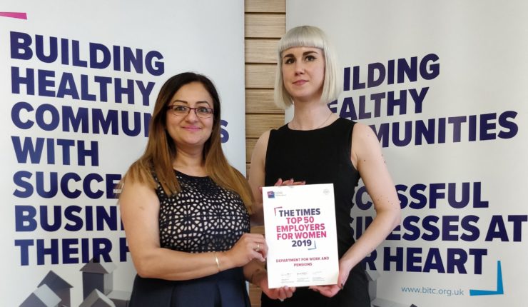 Ozma, DWP gender lead and Steph, DWP gender policy