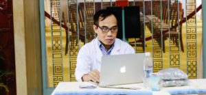 doctor on laptop