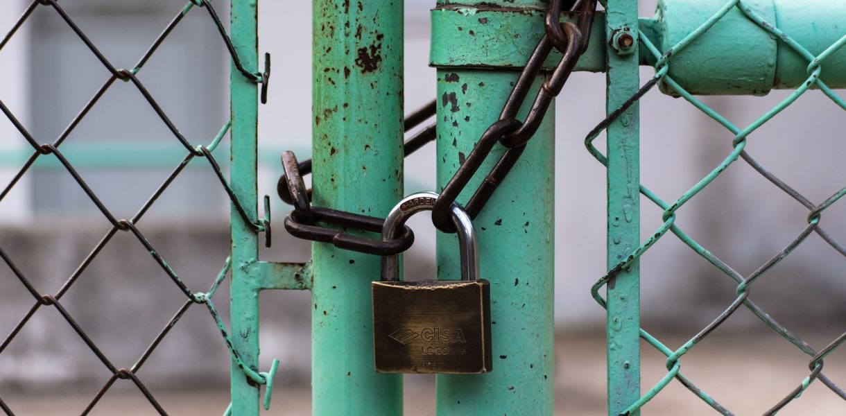 fence and lock