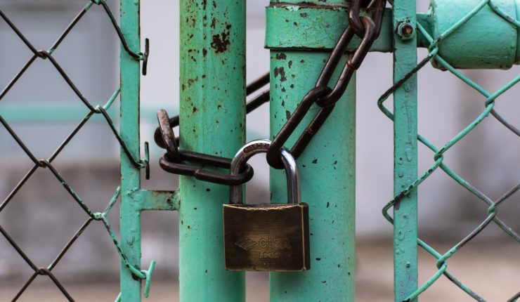 fence and lock