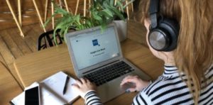 Woman on laptop