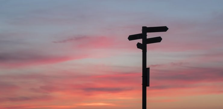 signs pointing in different directions