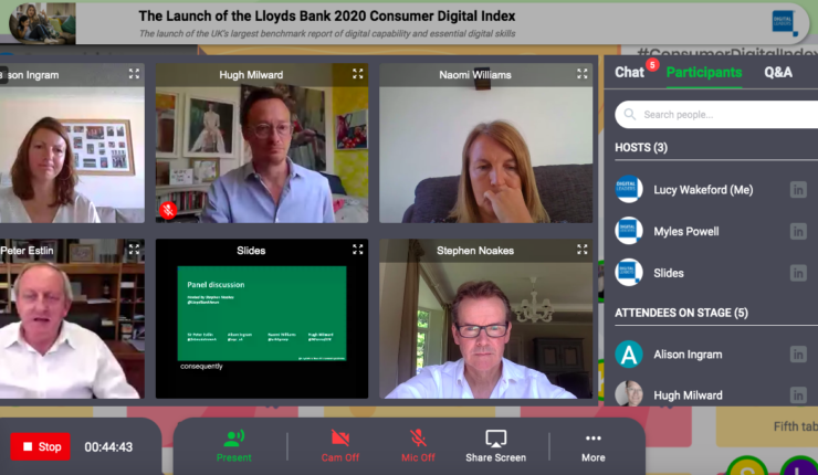 Panel discussion screenshot