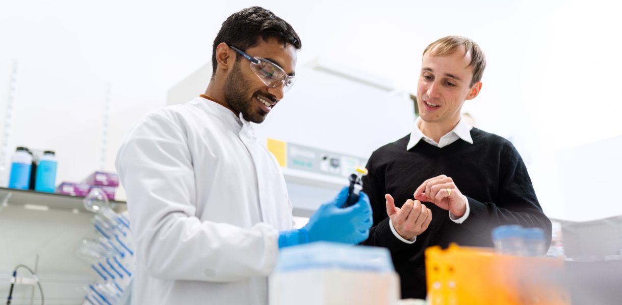 scientists in lab