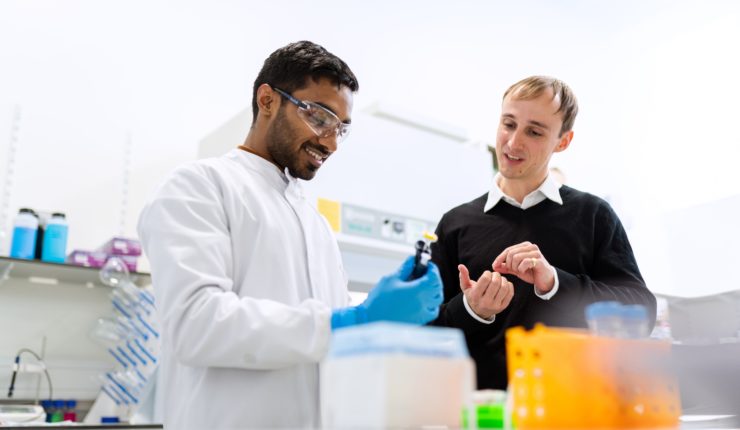 scientists in lab