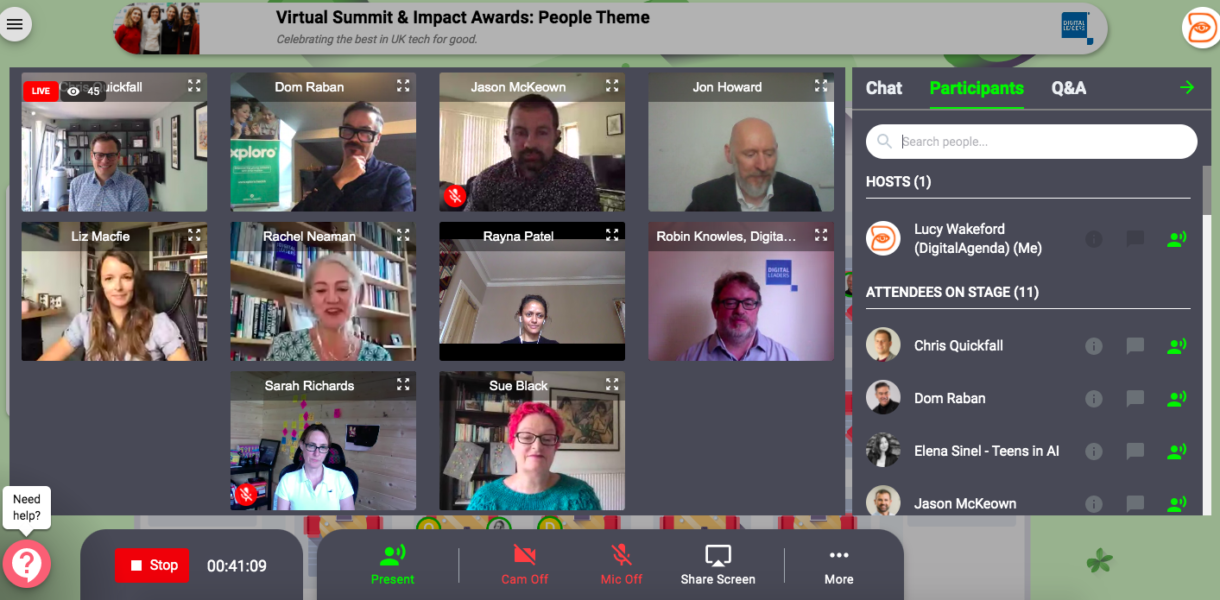 Panel discussion on the #DigiLounge