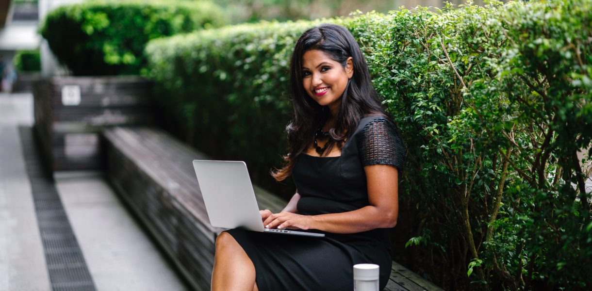 woman on laptop