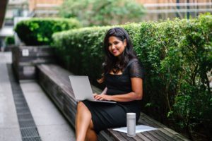 woman on laptop