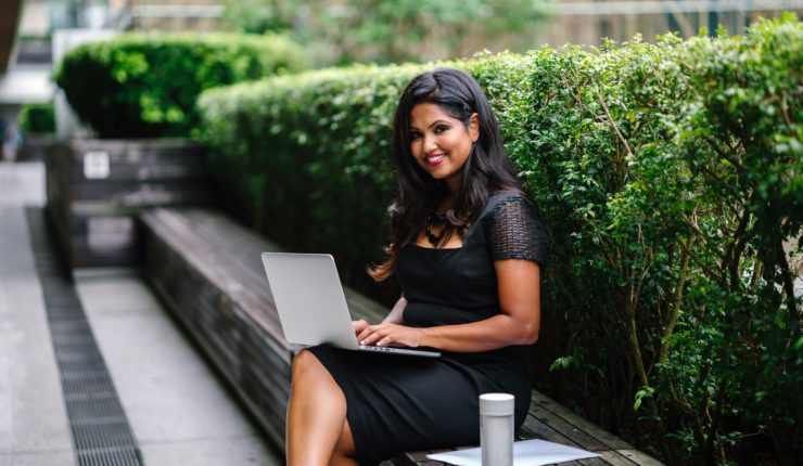 woman on laptop