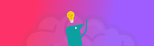 Text help image pink and purple