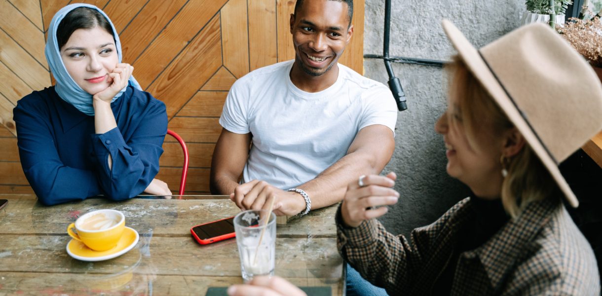 people around table