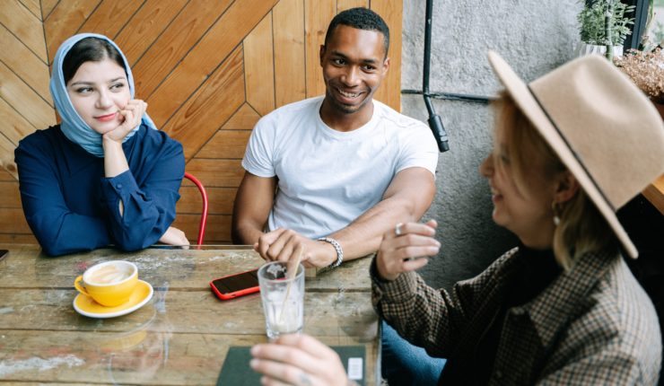 people around table