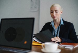 woman at job