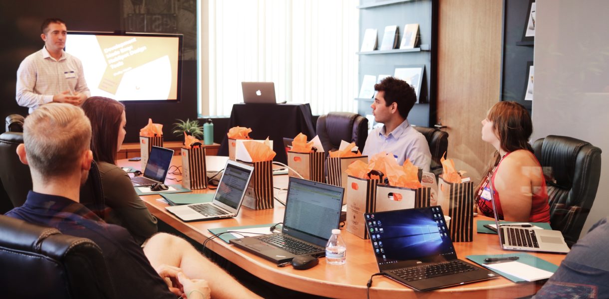 Board room meeting
