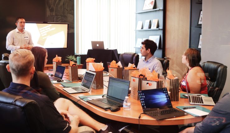 Board room meeting