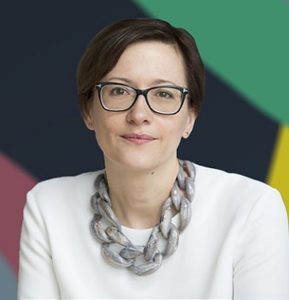 Female author Interim CEO