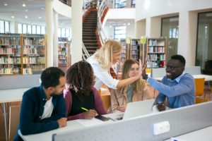 Learning in a library