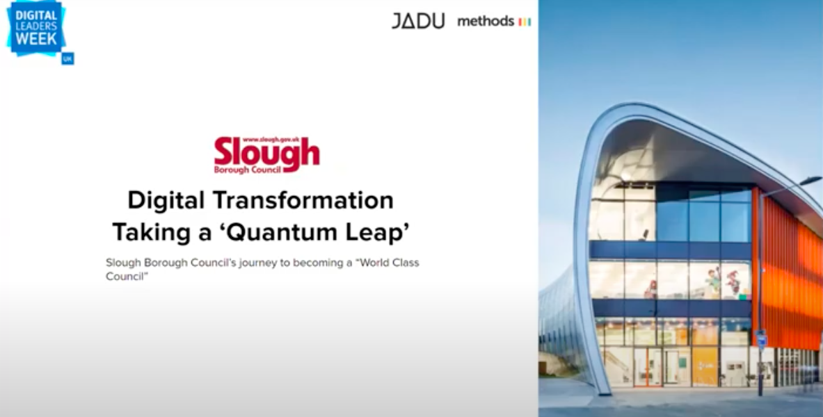 Screenshot of presentation