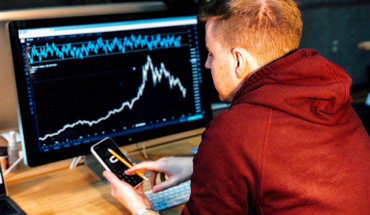 Man doing analytics