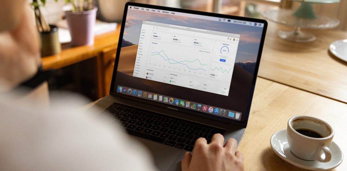 Woman using Laptop