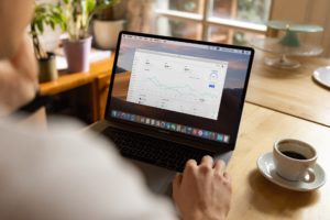 Woman using Laptop