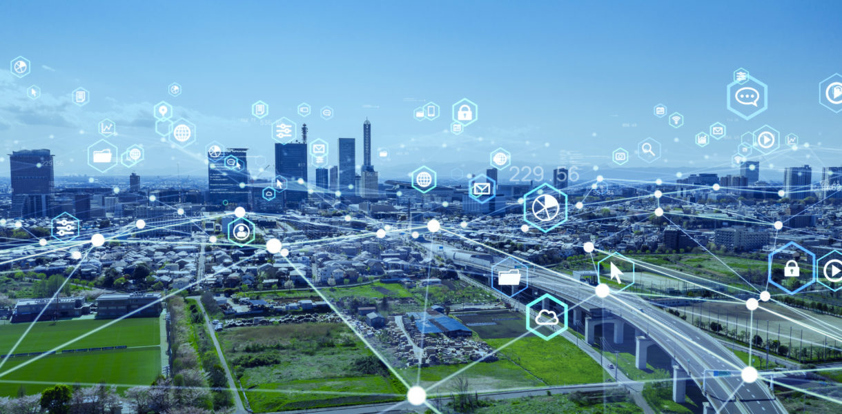 Smart,City,And,Communication,Network,Concept.,5g.,Iot,(internet,Of