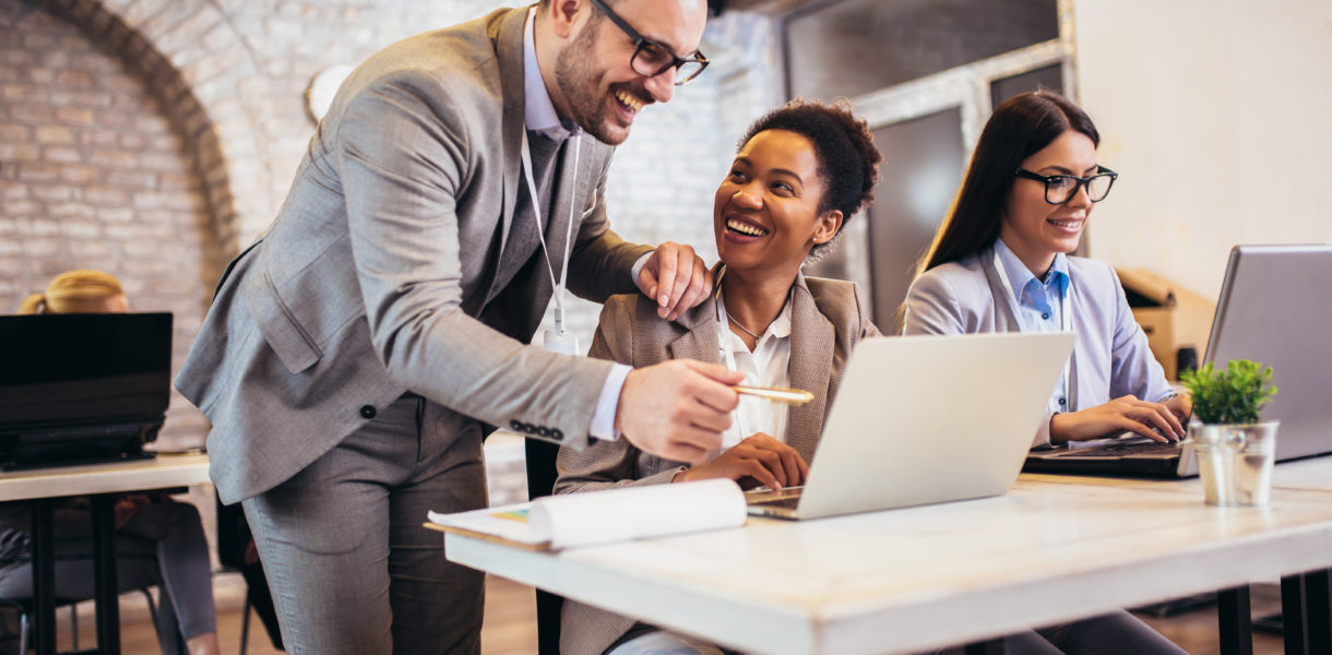 Group,Of,Business,People,Working,In,Office,And,Discussing,New