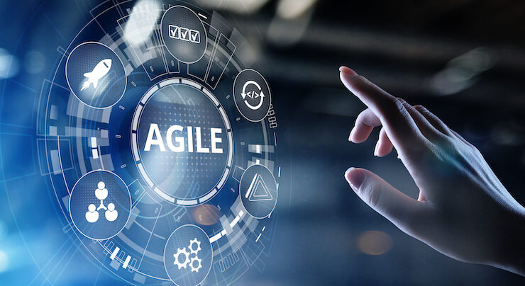 Agile,Development,Methodology,Concept,On,Virtual,Screen.,Technology,Concept.