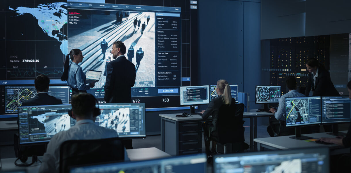 Middle,Aged,Male,And,Female,Government,Officers,Discuss,Working,Matters