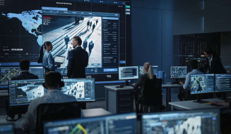 Middle,Aged,Male,And,Female,Government,Officers,Discuss,Working,Matters