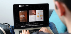 UK Active report on a laptop