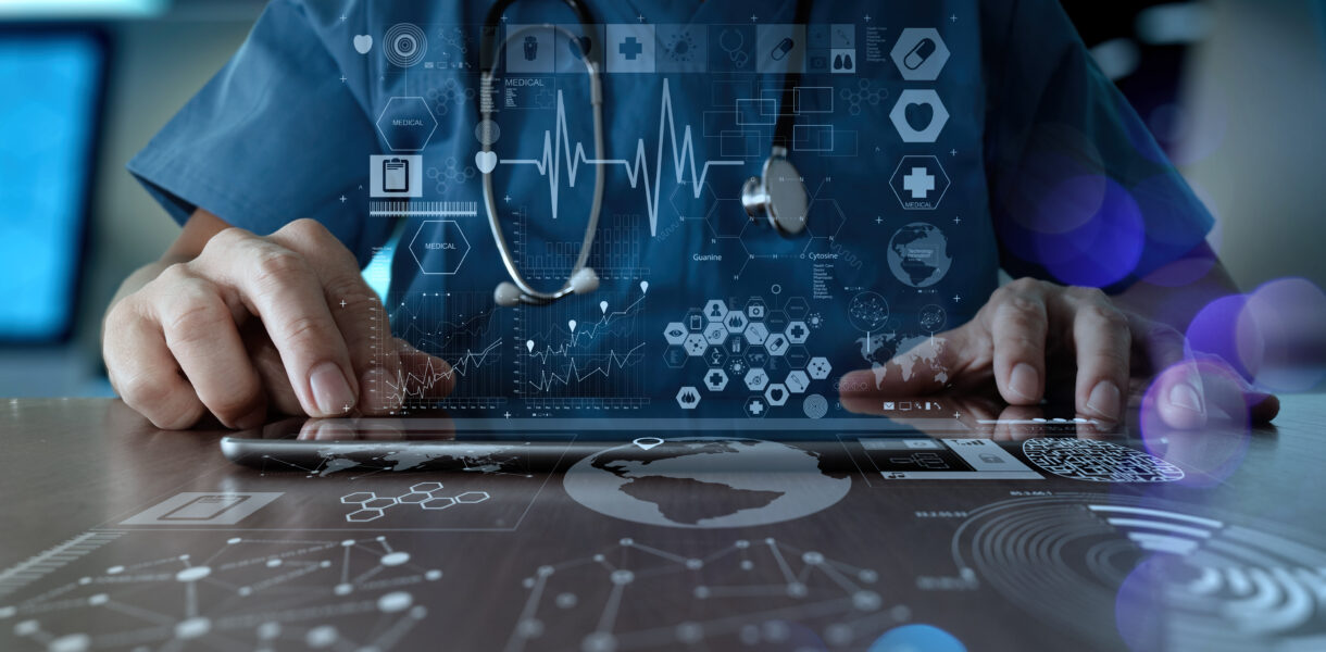 Medicine,Doctor,Hand,Working,With,Modern,Computer,Interface,As,Medical