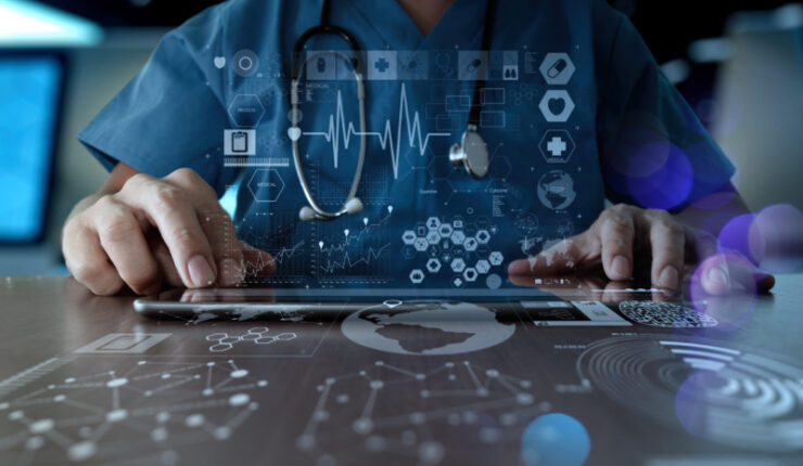 Medicine,Doctor,Hand,Working,With,Modern,Computer,Interface,As,Medical